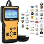Auto outils de scanner de diagnostic auto lecteur voiture lecteur lire et effacer les codes erreur moteur ...