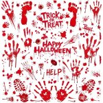 Autocollants de fen�tre d'halloween, 104 pi�ces, d�corations d'halloween, autocollants de fen�tre en ...