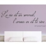 Sud trading - autocollant mural g�ant citation