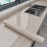 Autocollants muraux autocollants - papier peint imitation marbre - film de protection imperm�able et ...