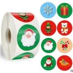 Autocollants de noel gommettes no�l id�al pour d�corer cadeau no�l d�corations de no�l �tiquettes en ...
