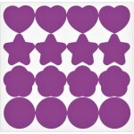 Autocollants de protection solaire uv, paquet de 48 autocollants dtecteurs d'uv, autocollants uv impermables ...