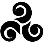 Autocollant - triskel breton - adh�sif - voiture - tous supports - bretagne