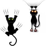 Autocollants de voiture en forme de chat noir - d�coration de voiture - accessoires de voiture - d�coration ...