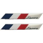 Autocollants de voiture france, 6 pi�ces d'autocollants 3d drapeau fran�ais adapt�s aux autocollants ...
