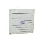 Autogyre - grille alu blc  persiennes en appli. mousti. 150x150