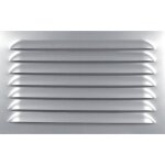 Autogyre - grille en aluminium anodis non perce sans moustiquaire 400 x 250 mm