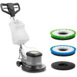 Autolaveuse auto laveuse machine entretien sol professionnelle 43 cm noir blanc