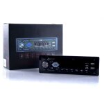 Autoradio 1 din avec bluetooth, usb et charge rapide - bleu