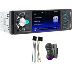Autoradio 1 din avec �cran 4, 1 pouces, bluetooth, lecteur mp5, radio fm, usb, aux, lecteur de carte ...