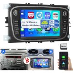 Autoradio 7'' android 15 carplay pour ford focus 2 mondeo mk4 galaxy gps navi wifi - 2 + 64g