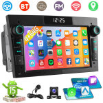 Autoradio 7'' pour opel astra h corsa c d meriva android 15 32 / 64g carplay gps bt rds - 4 + 64g mic ...