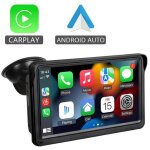 Autoradio 7 pouces avec carplay android auto bluetooth wifi carte tf sortie aux usb transmetteur fm