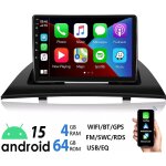 Autoradio 9'' android 14 pour bmw x3 e83 2004 - 2012 apple carplay navigation rds bluetooth - 4 + 64g ...