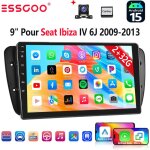 Autoradio 9  avec apple carplay pour seat ibiza 6j (2009 - 2013), 32 / 64 go, android 15, rds, gps et ...