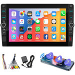 Autoradio 9  carplay 2 din android 15 32 / 64g avec �cran tactile gps navi rds fm bluetooth wifi - 2 ...