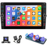 Autoradio 9  carplay 2 din android 15 32 / 64g avec �cran tactile gps navi rds fm bluetooth wifi - 2 ...