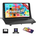 Autoradio 9 pouces android 15 pour ford fiesta 2009 - 2017, apple carplay, wifi, bt, gps - 1 + 32g cam ...
