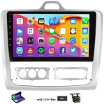 Autoradio 9 pouces android 15 pour ford focus mk2 (2004 - 2011), carplay, gps, bt, fm - 2 + 64g dab + ...