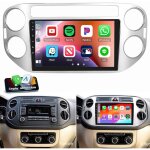 Autoradio android 14 carplay 9 pouces pour vw tiguan 2010 - 2016 gps wifi gps rds 4 + 64g