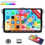 Essgoo - autoradio android 14 gps 2 din pour vw golf 5 6 passat touran tiguan 2 + 64g