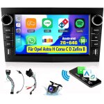 Autoradio android 14 st�r�o pour opel corsa d astra h zafira gps navigation - 2 + 64g cam