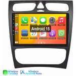 Autoradio android 15 9 pouces pour mercedes benz classe c w203 2002 - 2004 gps wifi 2 + 64g