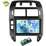 Autoradio android 15 apple carplay gps pour vw polo 9n 2001 - 2009 gps navi wifi rds - noir 1 + 32g
