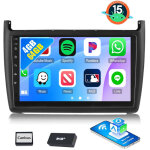 Autoradio android 15 apple carplay pour vw polo 6r 6c 2008 - 2015 gps navi bt swc eq rds usb wifi - 4 ...