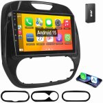 Autoradio android 15 carplay gps rds bt fm pour renault captur mk1 (2014 - 2019) a 1 + 32g dab