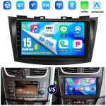 Autoradio android 15 avec carplay et navigation gps, compatible dab 32 / 64 go (en option) pour suzuki ...