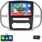 Autoradio android 15 gps rds carplay pour mercedes benz vito 3 w447 2014 - 2020 4 + 64g dab