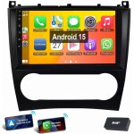 Autoradio android 15 gps wifi fm pour mercedes benz classe c w203 w209 (2005 - 2009) 1 + 32g dab