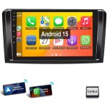 Autoradio android 15 gps wifi pour mercedes benz classe ml / gl w164 x164 2005 - 2011 1 + 32g