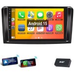 Autoradio android 15 gps wifi pour mercedes benz classe ml / gl w164 x164 2005 - 2011 2 + 64g dab