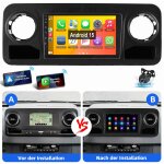 Autoradio android 15 pour mercedes benz sprinter w907 2019 - 2023 gps wifi rds 1 + 32g cam