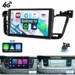 Autoradio android 4g wifi carplay 6 + 128g gps wifi pour peugeot 508 (2011 - 2018) - 6 + 128g + cam