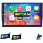 Autoradio apple carplay android 14 gps swc pour audi a4 2000 - 2008 s4 8e 8h b6 b7 1 + 32g cam