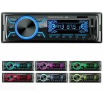 Autoradio bluetooth jinfgerne 1 din, 4 x 60 w, radio fm st�r�o, 7 couleurs, usb / sd / aux / �galiseur ...