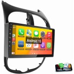 Autoradio carplay android 15 9  pour peugeot 206 206cc 206sw 2001 - 2016 gps rds bt 2 + 64g