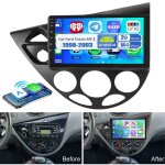 Autoradio dab + (en option) android 15 pour ford focus 1998 - 2005 gps navi wifi fm bt carplay - 2 + ...