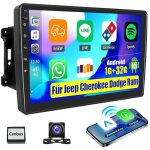 Autoradio dab + (en option) pour jeep wrangler 3 jk 2007 - 2016, �cran 10, 1 pouces, android 15. 0, rds, ...