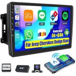 Autoradio dab + (en option) pour jeep wrangler 3 jk 2007 - 2016, �cran 10, 1 pouces, android 15. 0, rds, ...
