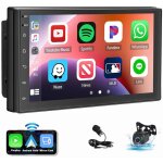 Essgoo - autoradio double din android 14 apple carplay gps navi wifi rds bluetooth usb - 4 + 64g cma ...