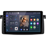 Autoradio hexinex pour bmw s�rie 3 e46 318 320 325 m3 android 14 carplay 2 + 64gb