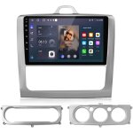 Autoradio hexinex pour ford focus mk2 mk ii 2004 - 2011 android 14 carplay 2 + 64gb