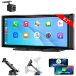 Autoradio portable avec �cran tactile de 8, 1 pouces, sans fil, carplay et android auto, mains libres ...
