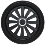 Autostyle - ensemble d'enjoliveurs - 17 pouces - spyder noir