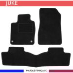 Tapis de voiture - sur mesure pour juke (ds 08 / 2019) - 3 pices - tapis de sol antidrapant pour automobile ...
