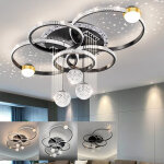 Autrucker plafonnier noir, spot de salon, lustre � intensit� variable, 220v / led. convient aux pi�ces ...